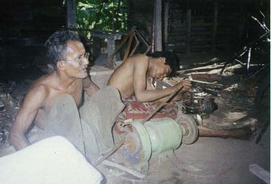 IMAGE OF BLACKSMITH AT WORK