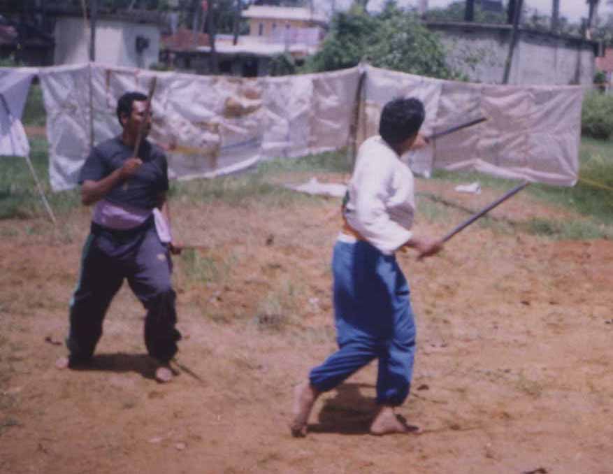 Image of Short stick fight