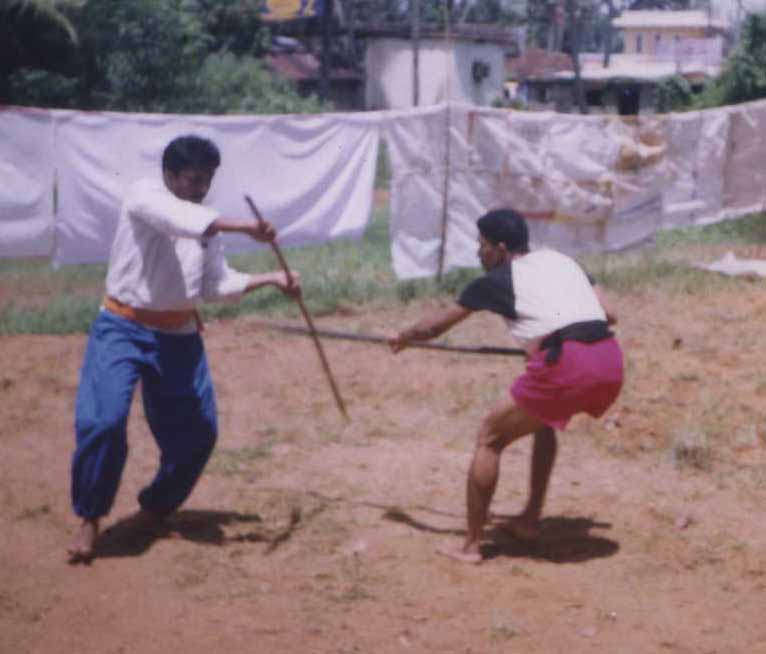 Image of stick fight