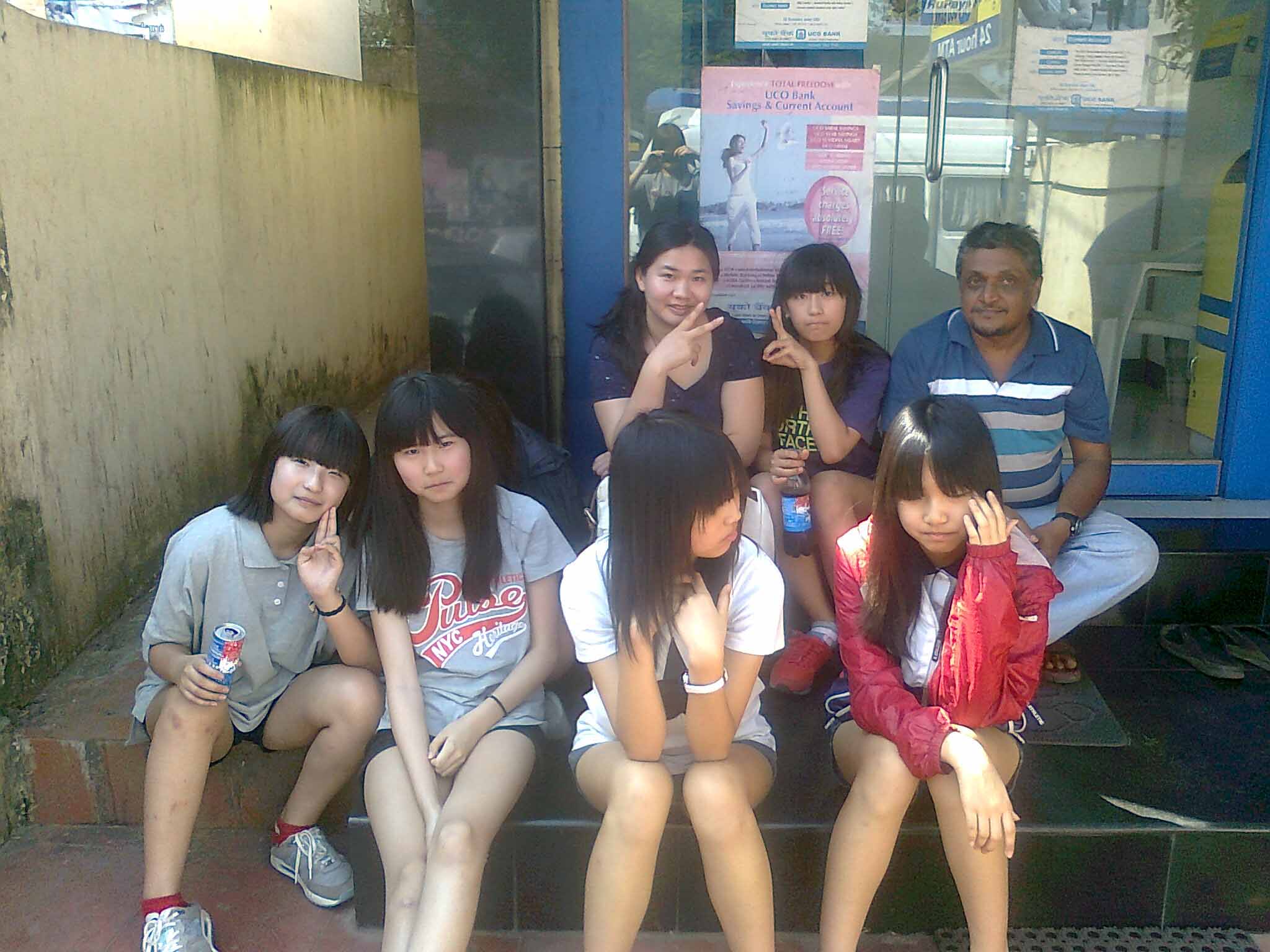 Mathew gurukal & Korean girls