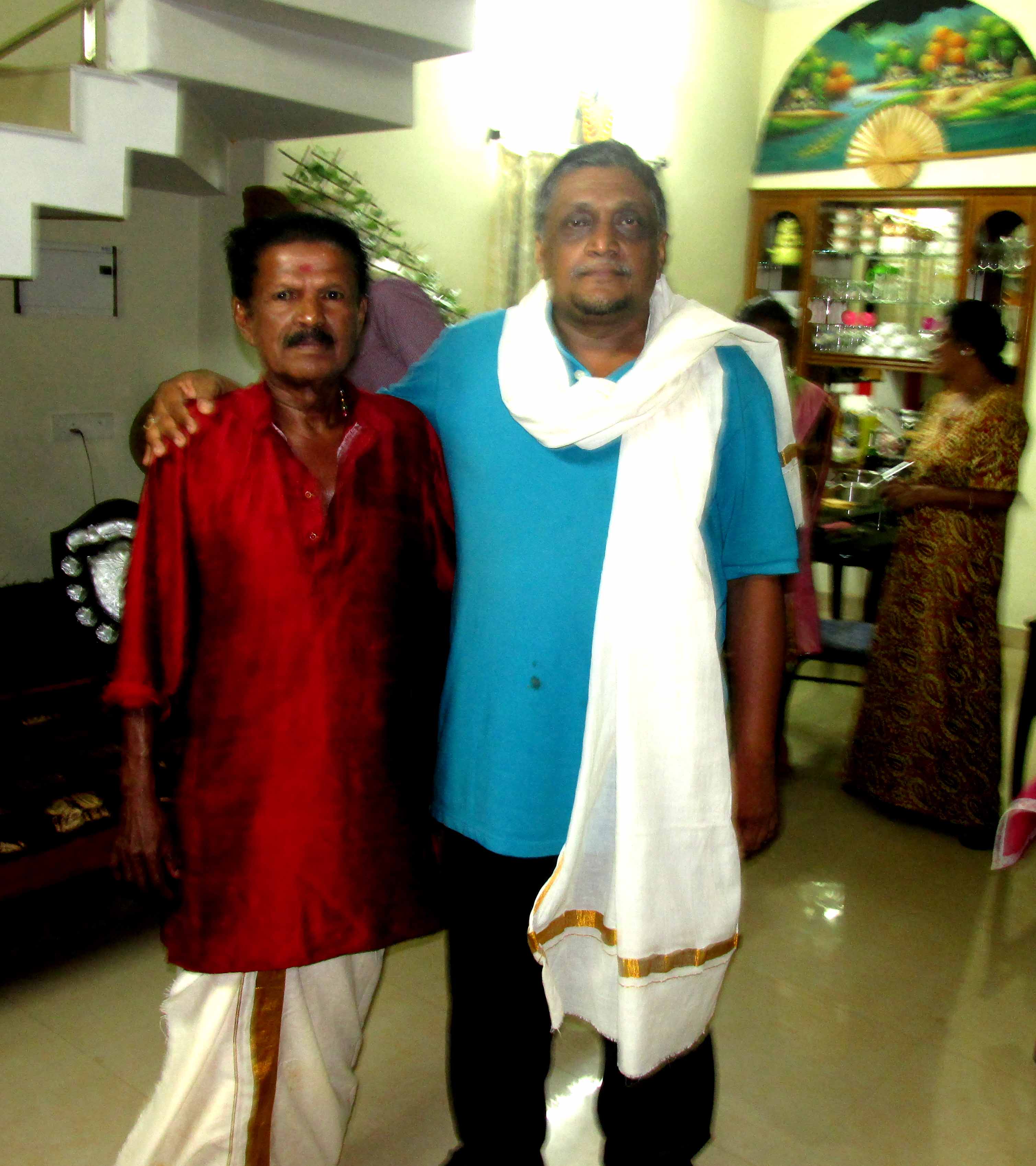 Mathew Guru with Shri.BaluRaghavan