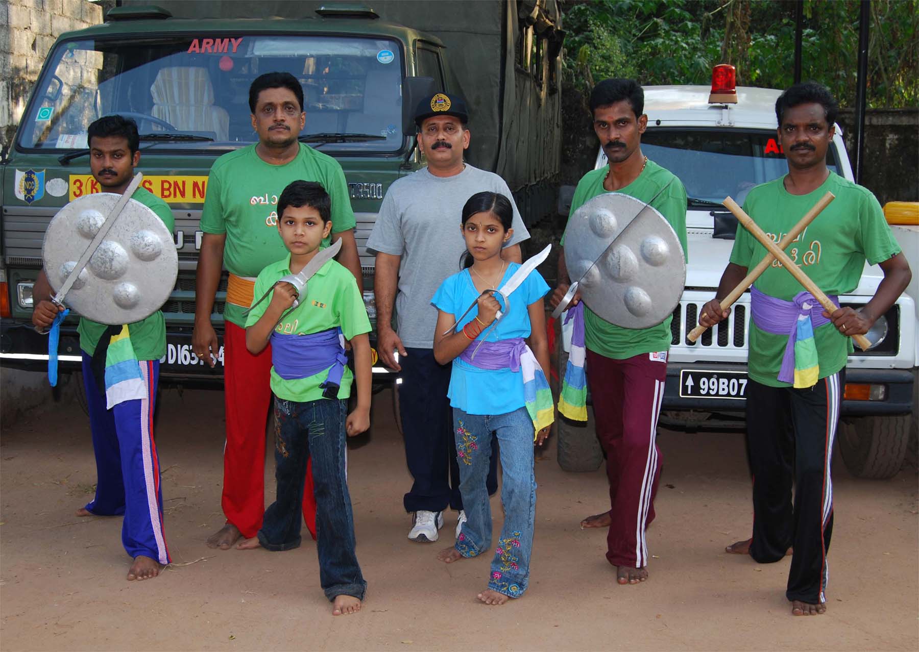 Kalari Demo photo done for NCC