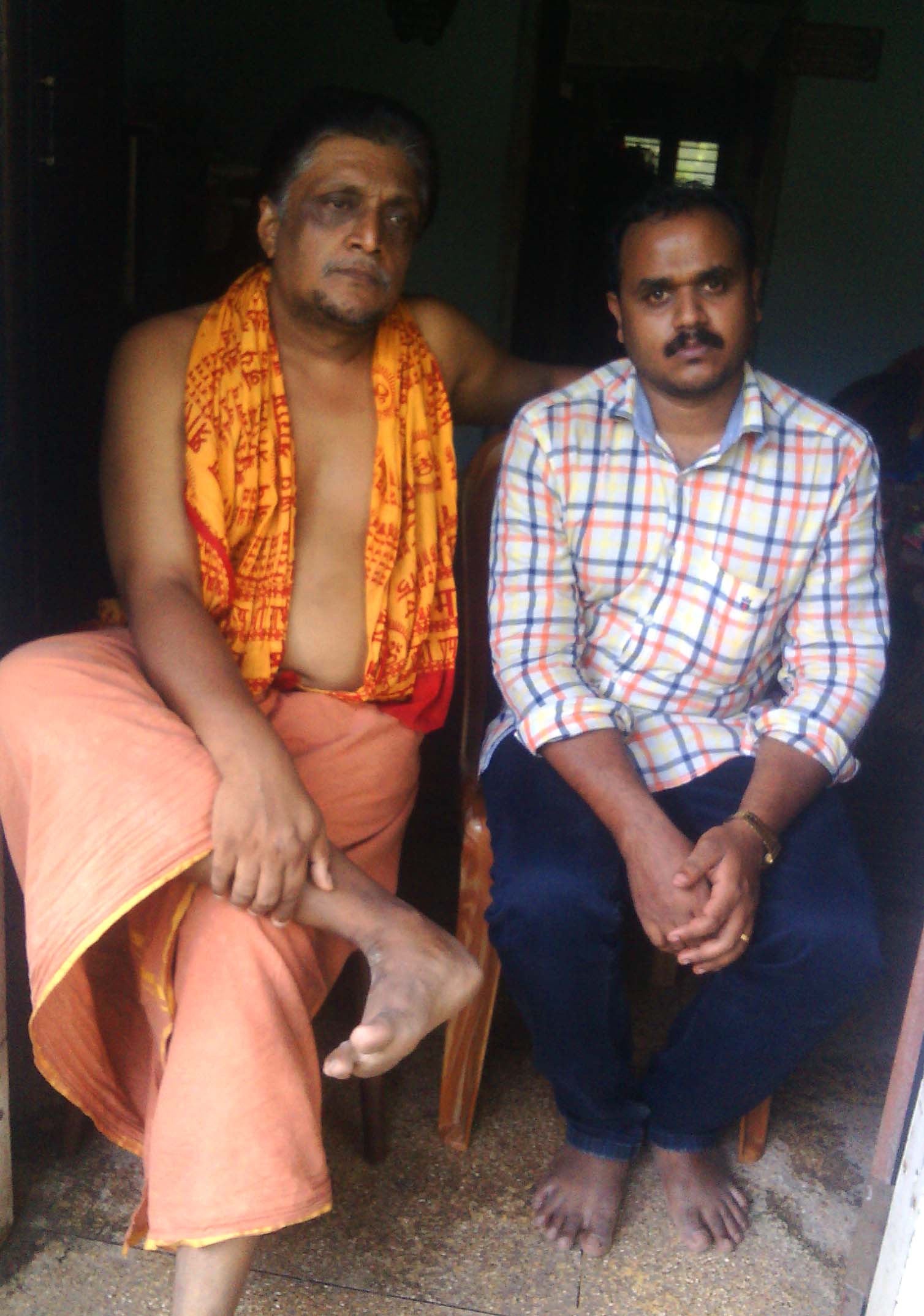 Mathew Guru n Hari Image - marma chikitsa