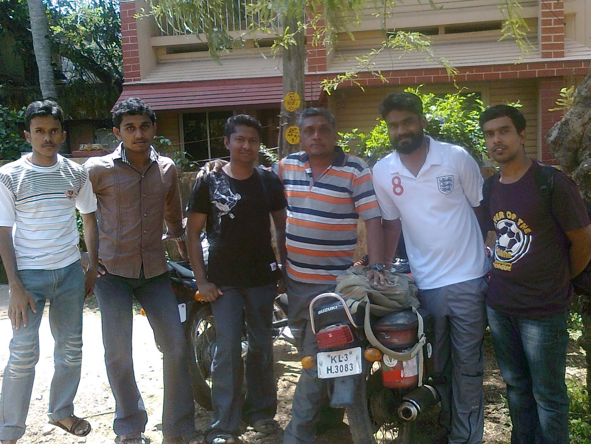 Mathew gurukal & students