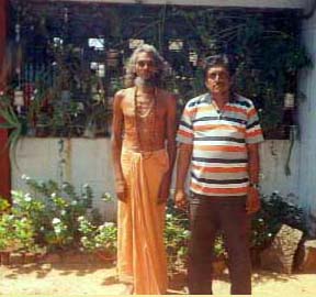 Vaidhyar swamy & Mathew Gurukkal at Maruthwa hills
